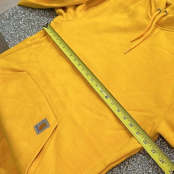 Carhartt Men's Loose Fit‎ Logo Sleeve Graphic Sweatshirt yellow size Medium NWT - Picture 5 of 7